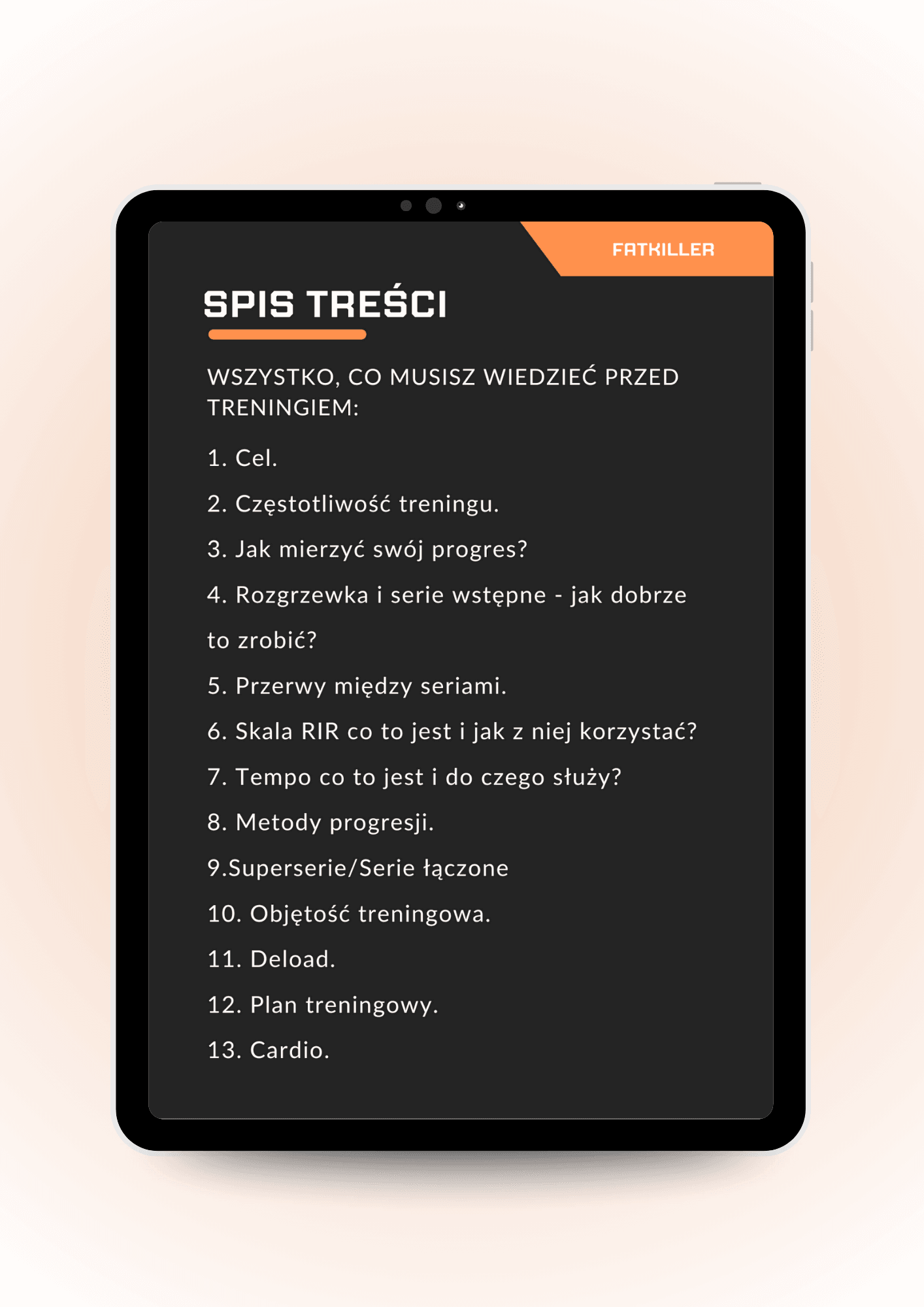 Indywidualny Plan Treningowy – Twój Cel, Nasz Plan - FATKILLER