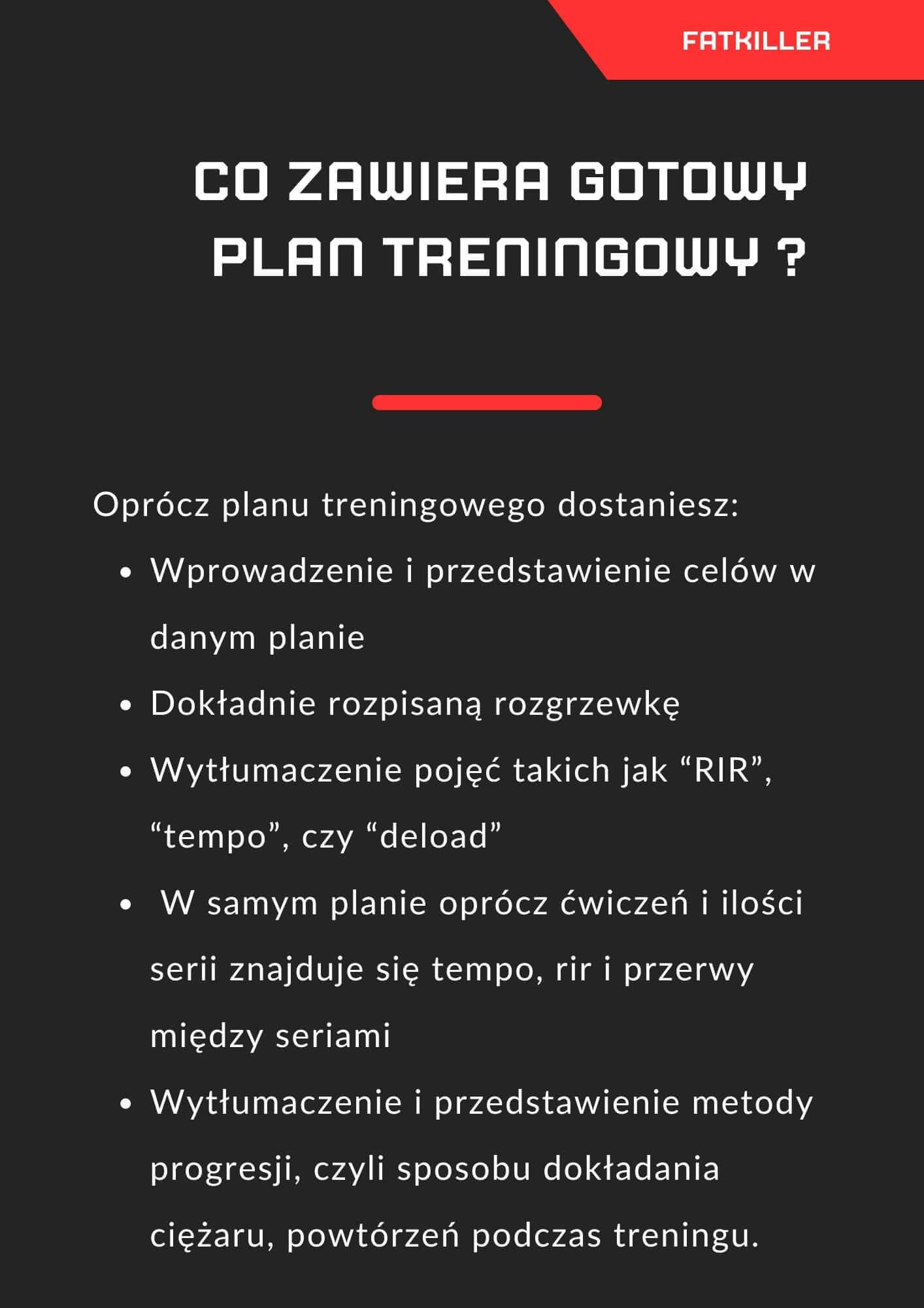 (Gotowy) Plan treningowy dla zaawansowanych - sylwetka - FATKILLER