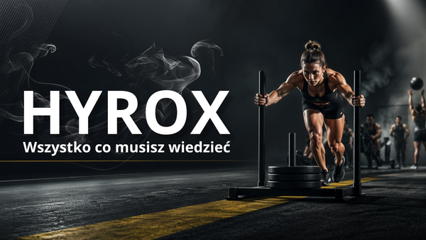 Zawody HYROX w Polsce – uczestnicy na stacji sani podczas wyścigu fitness
