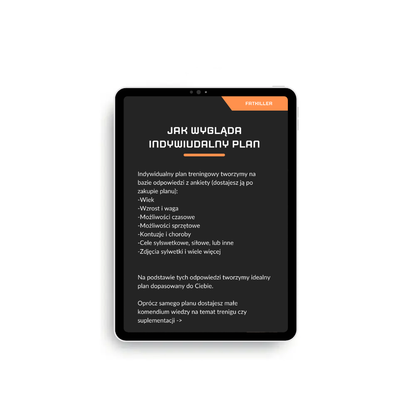 Indywidualny plan treningowy online