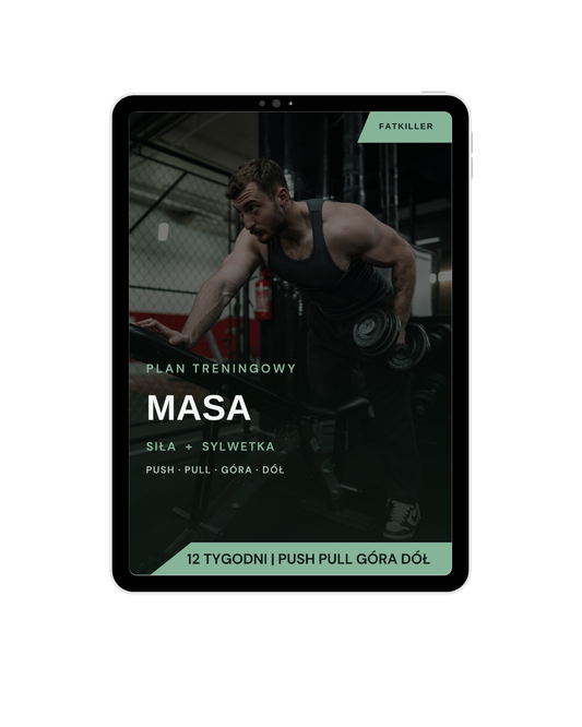 (Gotowy Ebook) Plan treningowy "MASA" - sylwetka + siła